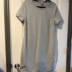 Old Navy Heather Gray T-Shirt Dress NEVER WORN
